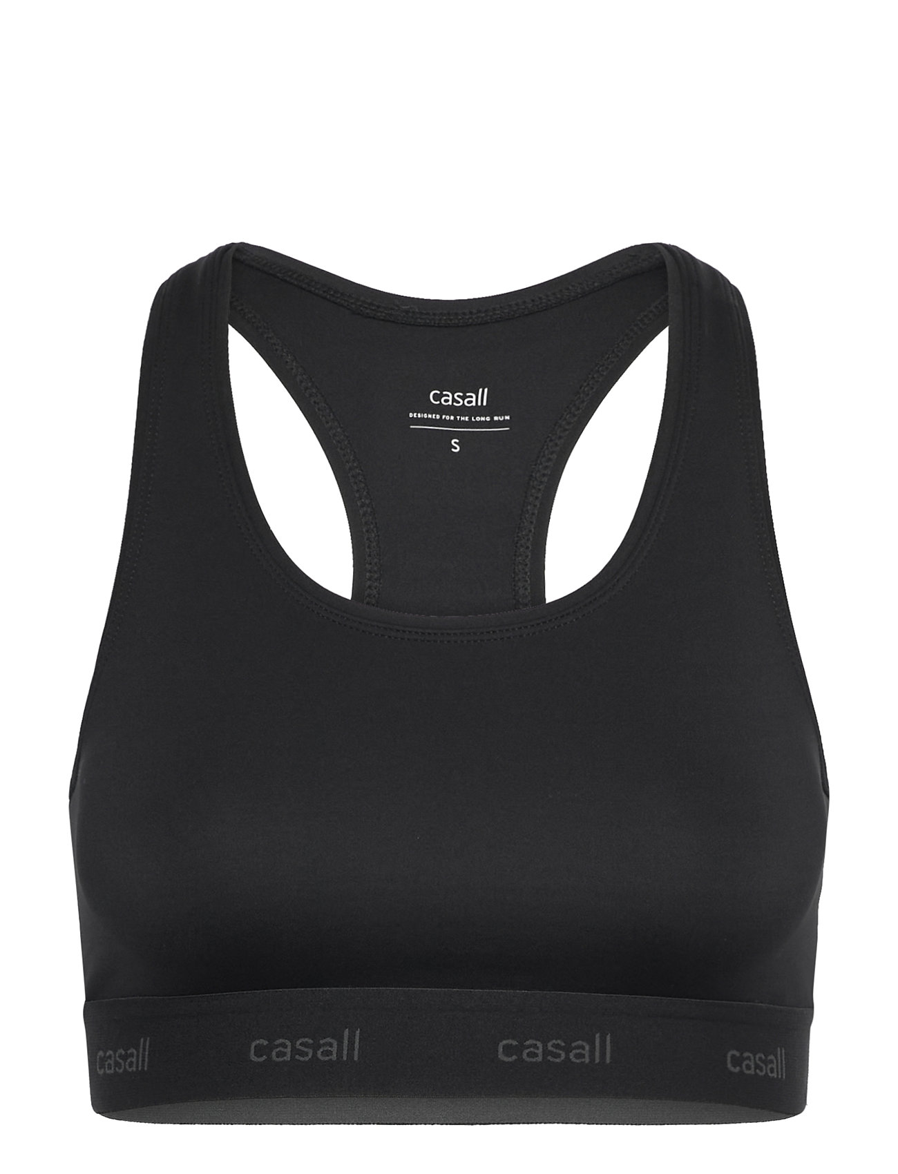 CASALL Graphic Sport BH Schwarz - XS - Damen
