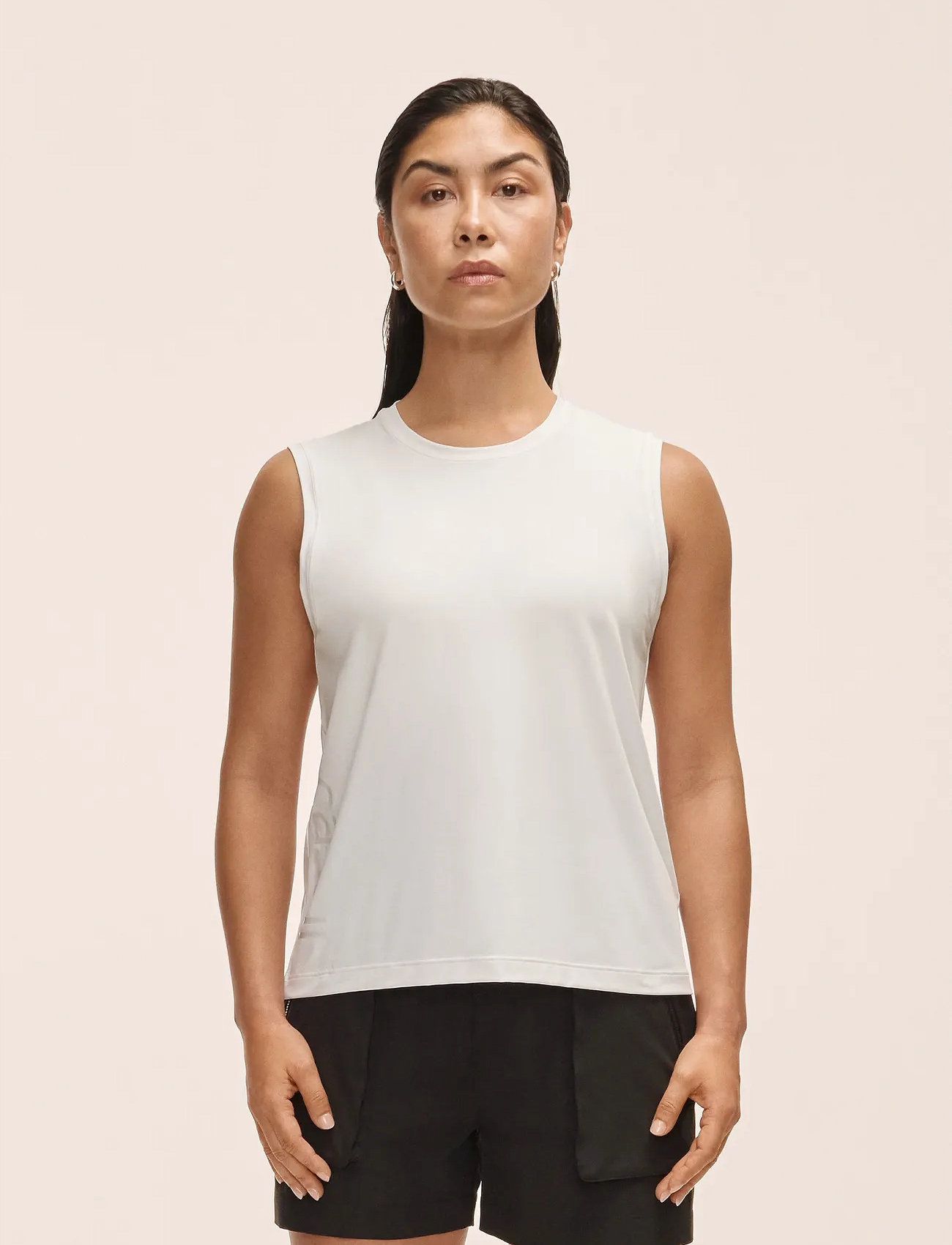 Casall Graphic Tank, M, White, Sports Overdele & T-shirts > Sport Tank Overdele, Dame