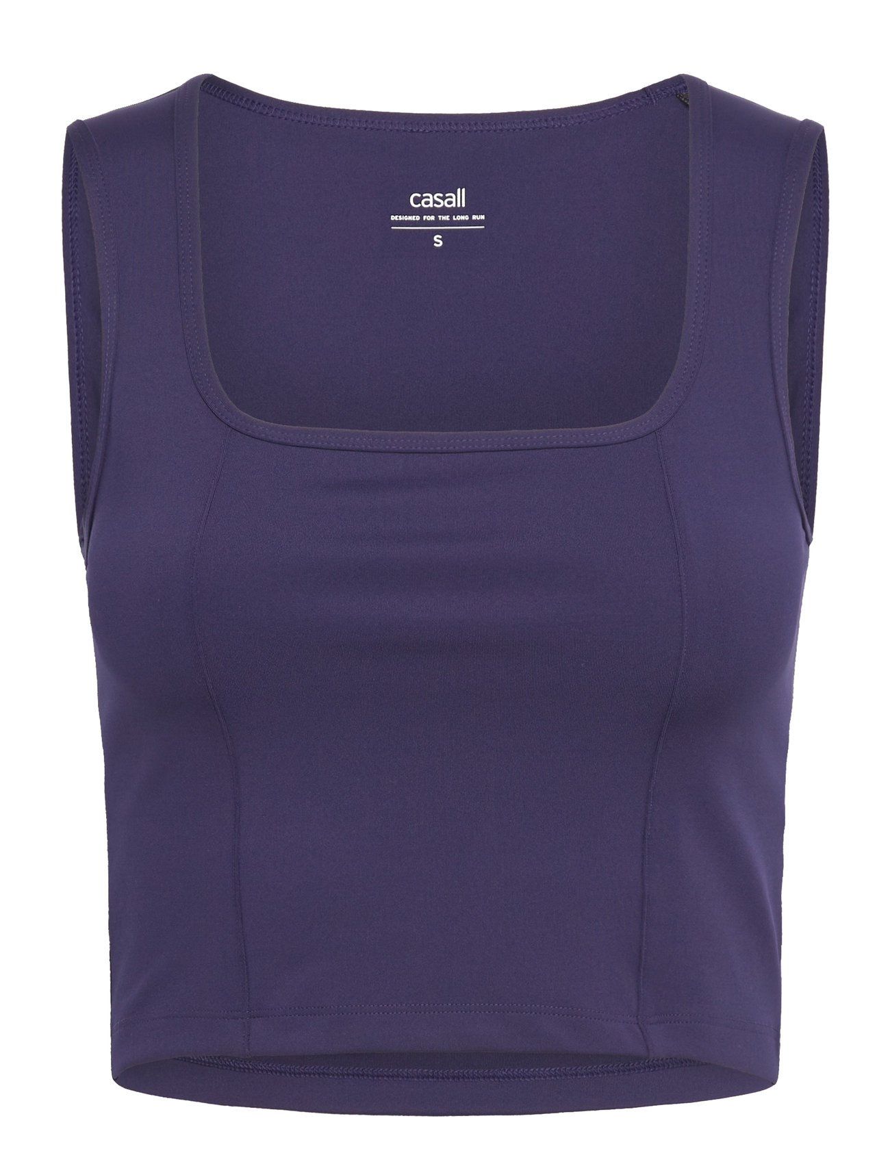 CASALL Edge Crop Oberteil Navy - M - Damen