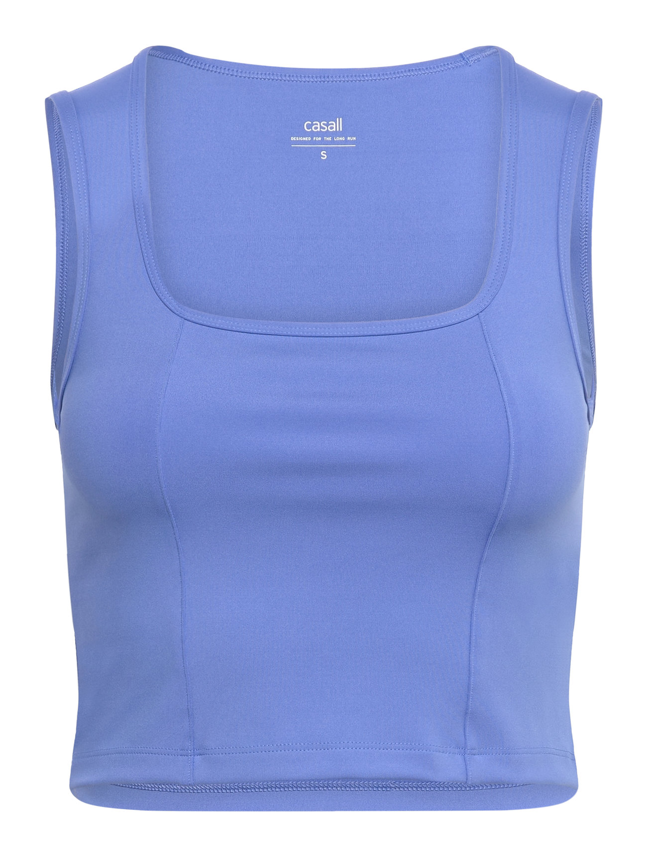 CASALL Edge Crop Oberteil Blau - M - Damen