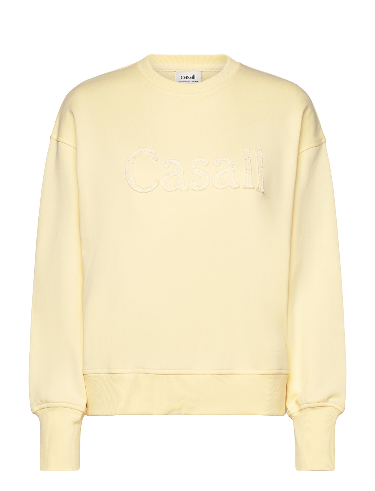 CASALL Terry Spring Graphic Crew Gelb - M - Damen