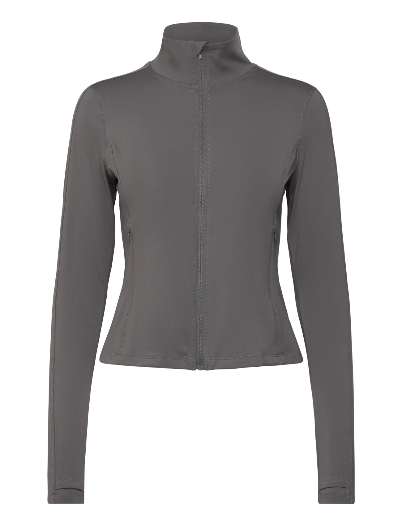 CASALL Soft Touch Zip Jacke Grau - M - Damen