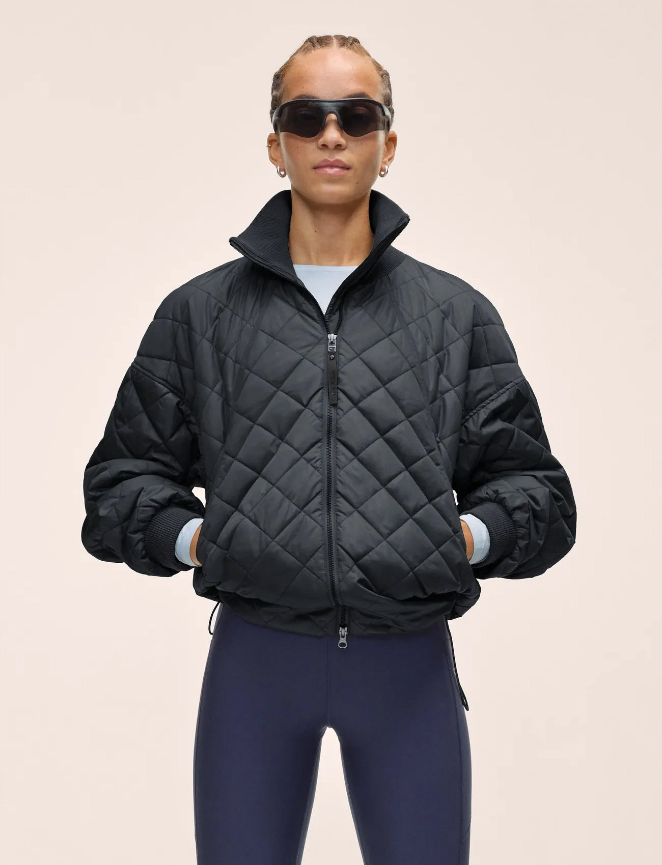 Casall Nordic Quilted Jacket, XL, Black, Sport Jackets > Sport Casual Jackets, Dame