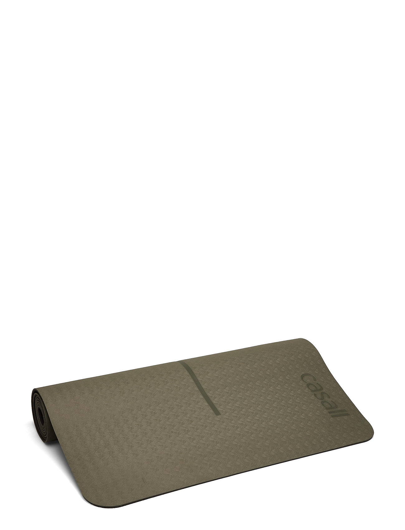 Yoga mat position 4mm - Mahagony Red/Beige