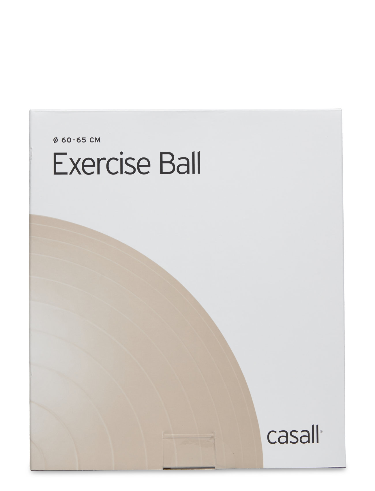 Exercise Ball 60-65Cm Sport Sport Equipment Sport Training Equipment Sport Home Workout Equipment Beige Casall