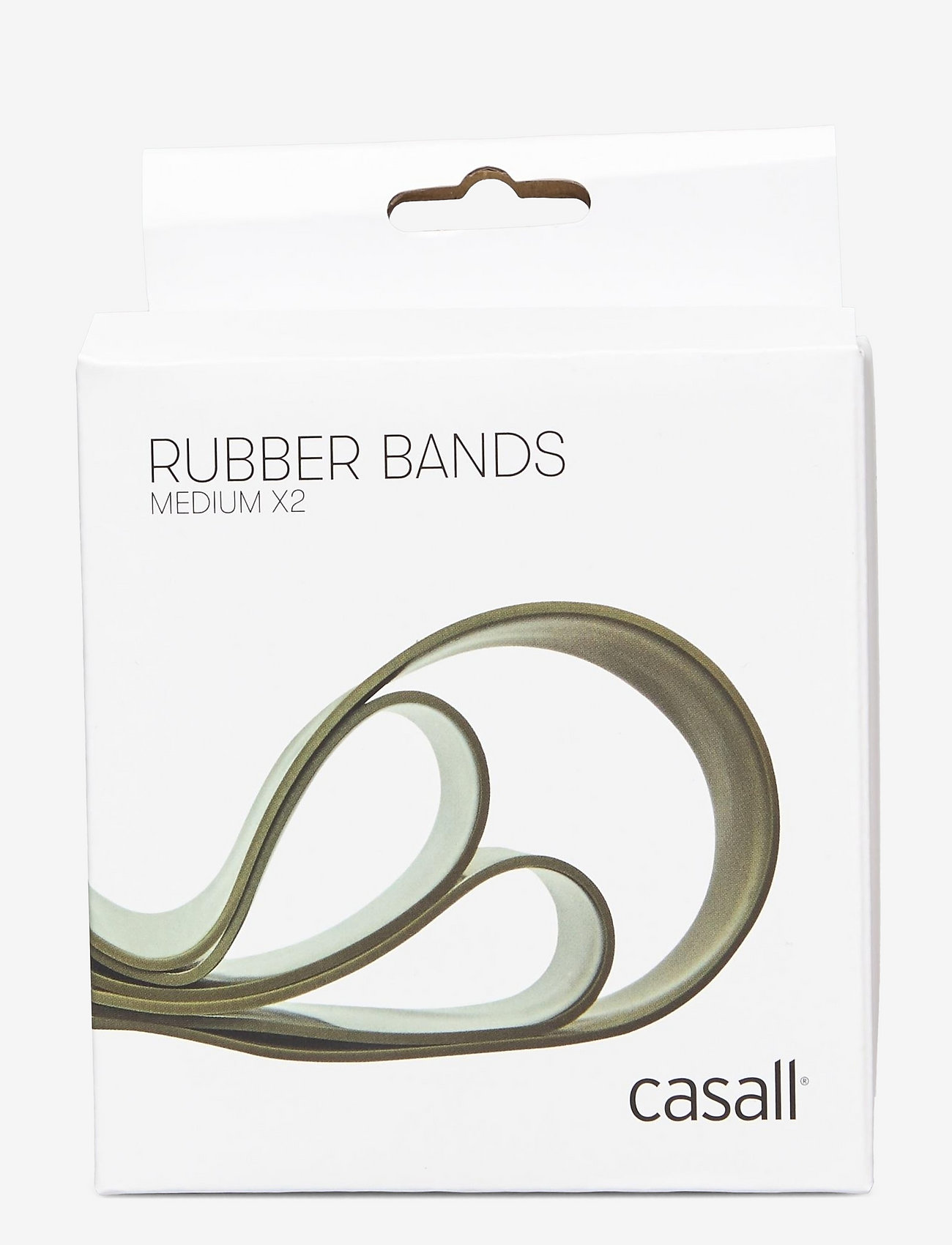 Casall - Rubber band medium 2pcs - gumy do świczeń - medium green - 1