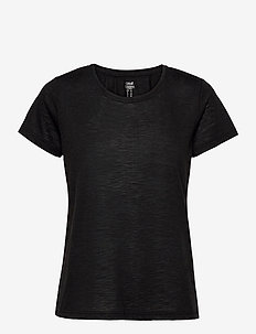 Texture Tee - t-skjorter - black