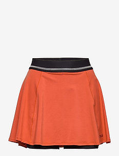 Court Elastic Skirt - kurze röcke - papaya red