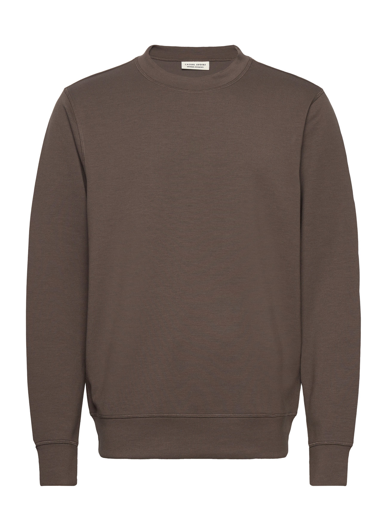 Cfsebastian Crew Neck Sweat Brown Casual Friday