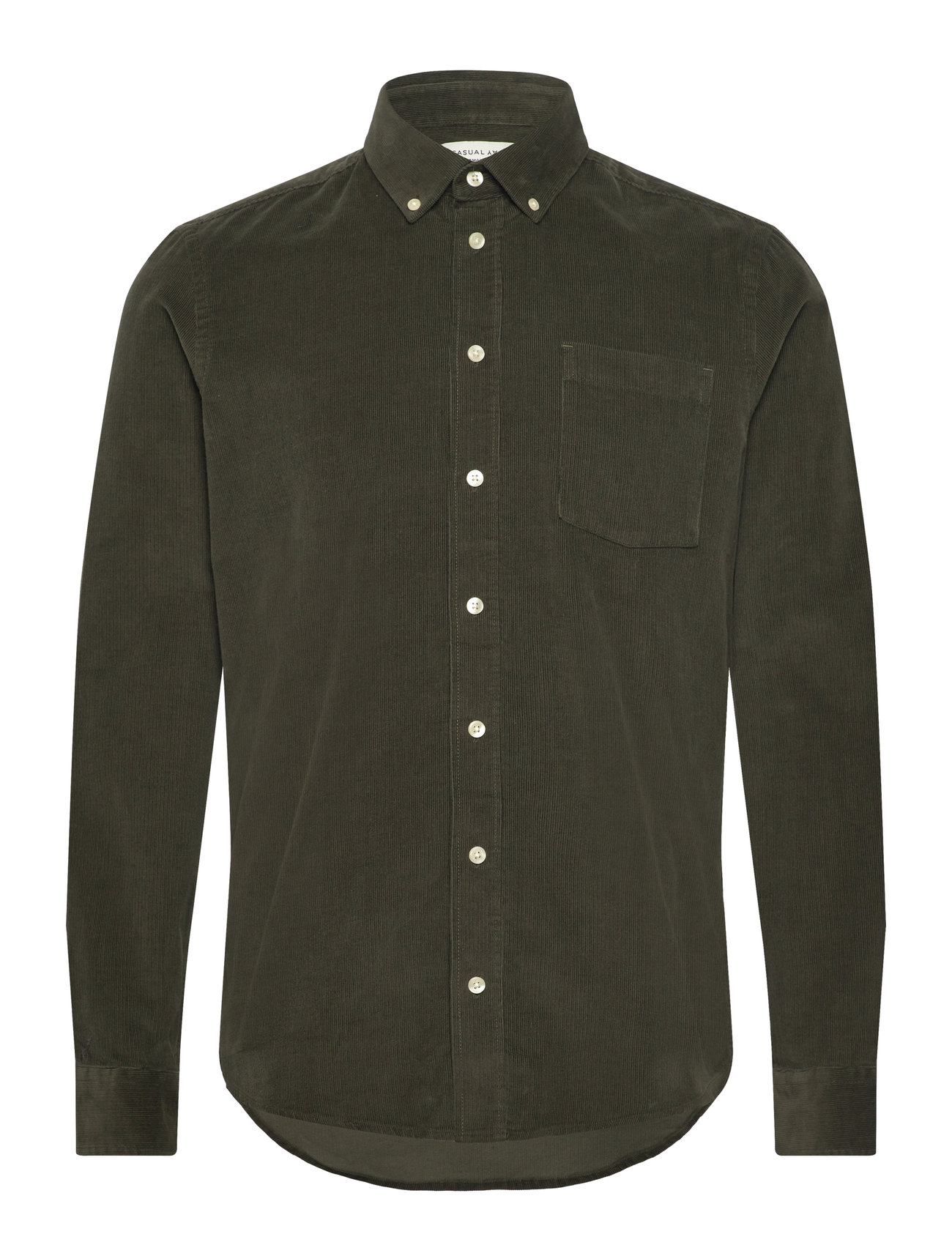 Cfanton Ls Bd Baby Cord Shirt Khaki Casual Friday