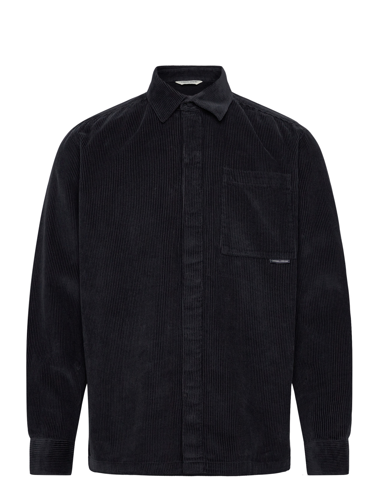 Casual Friday Cfaugusto Corduroy Overshirt, XL, Black, Shirts > Corduroy Shirts, Herre