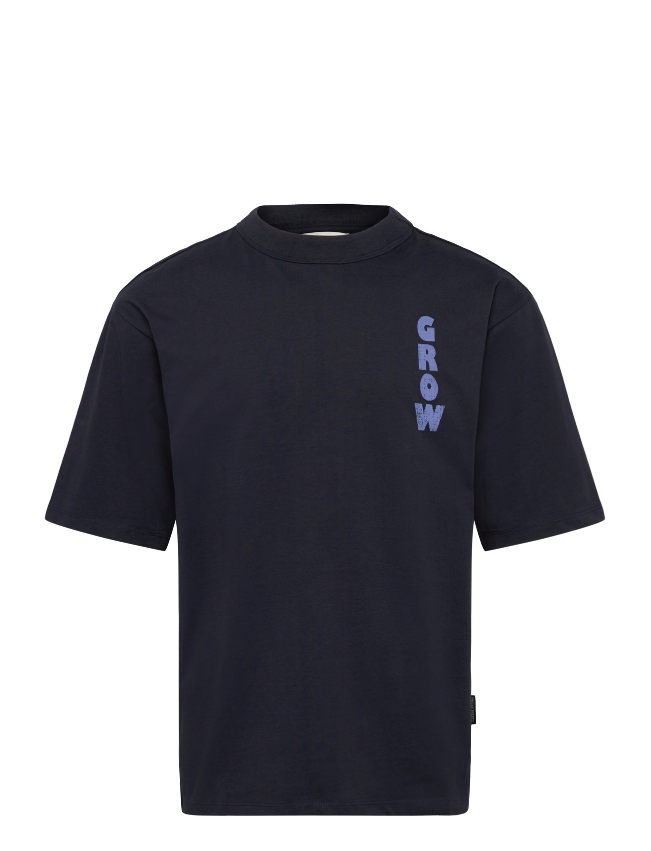 CASUAL FRIDAY Cftue Relaxed Tee With Prints Navy - S - Herren