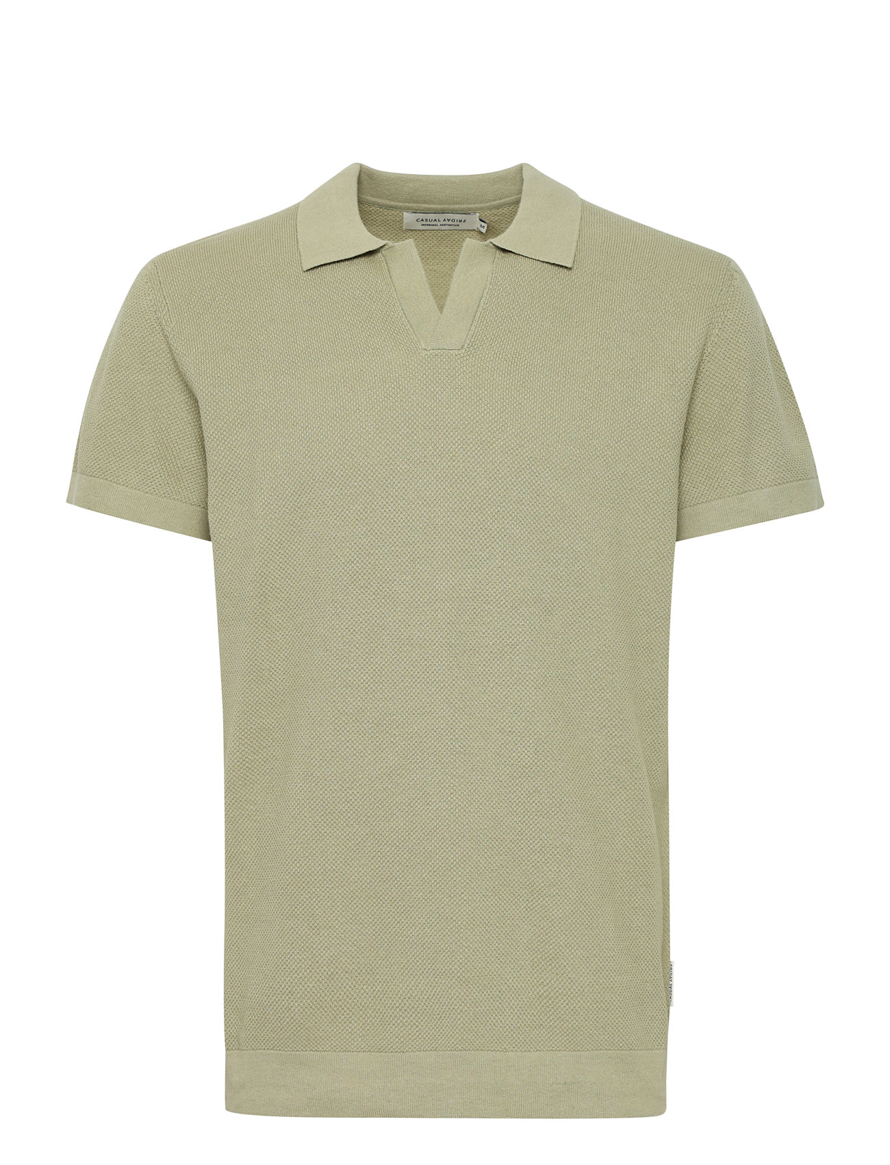 Cfmateo Ss Structured Polo Knit Green Casual Friday