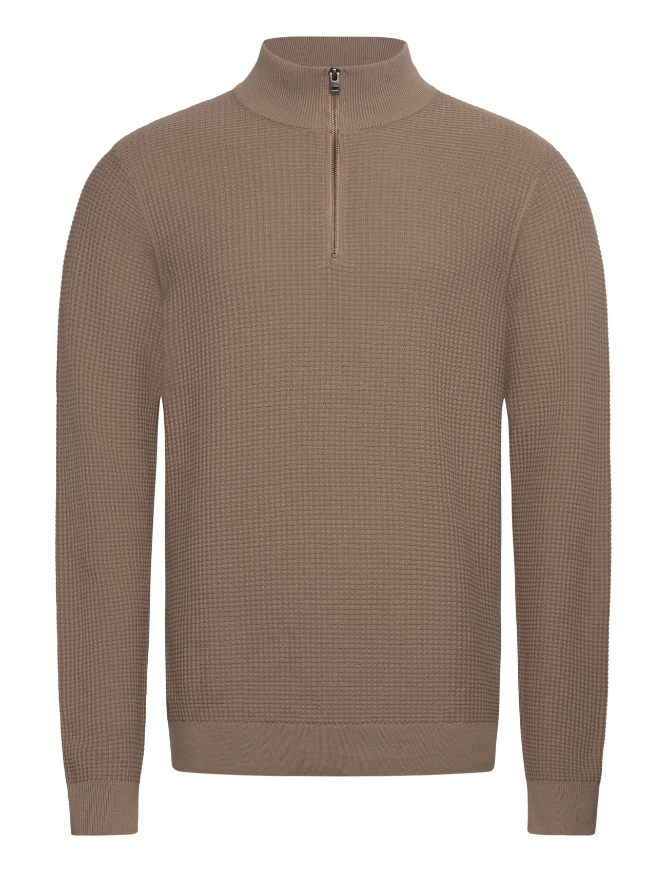 CASUAL FRIDAY Cfvisti 0225 Structured Halfzip Kni Beige - S - Herren