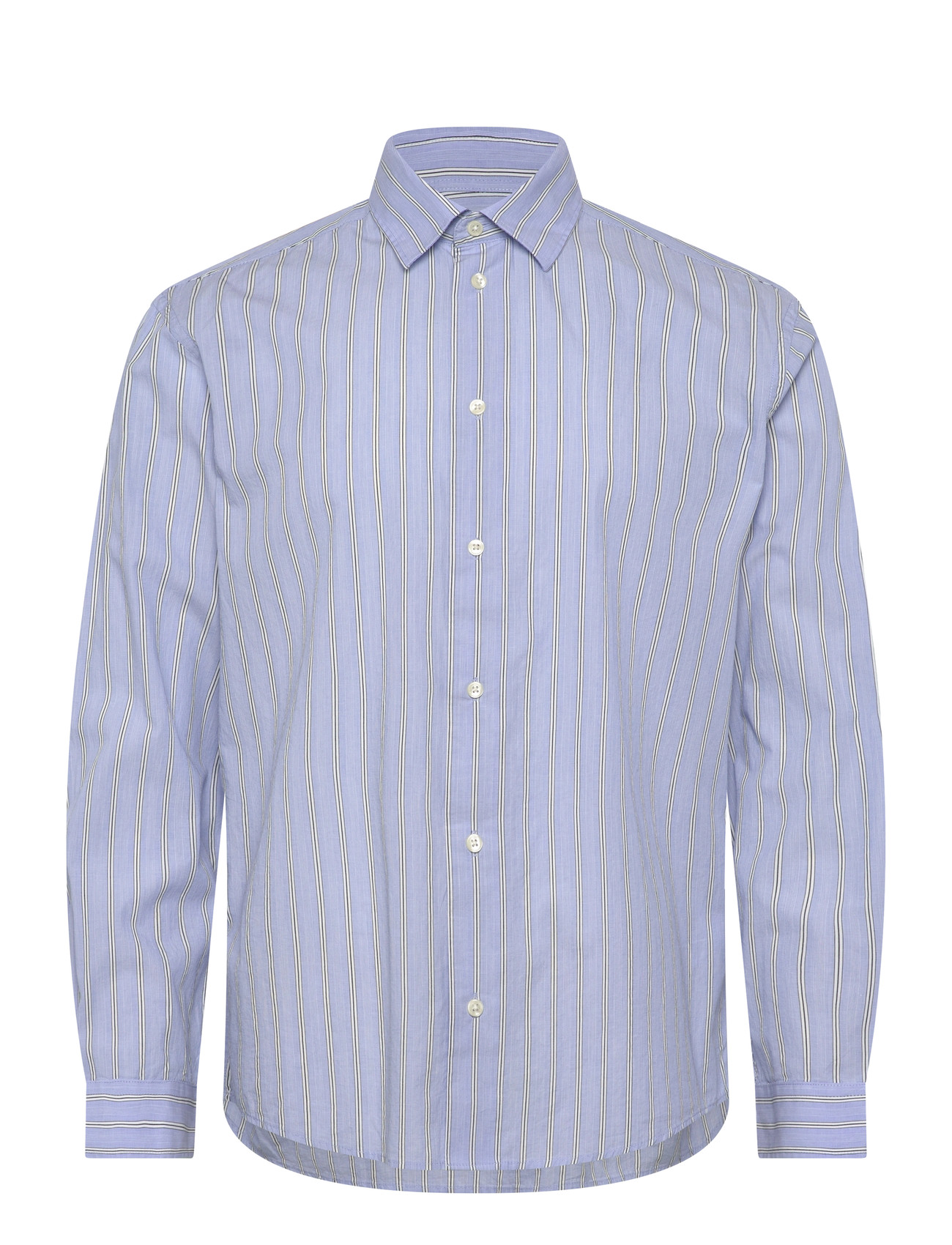 Casual Friday Cfolsson Striped Shirt, L, Blue, Shirts > Striped Shirts, Herre