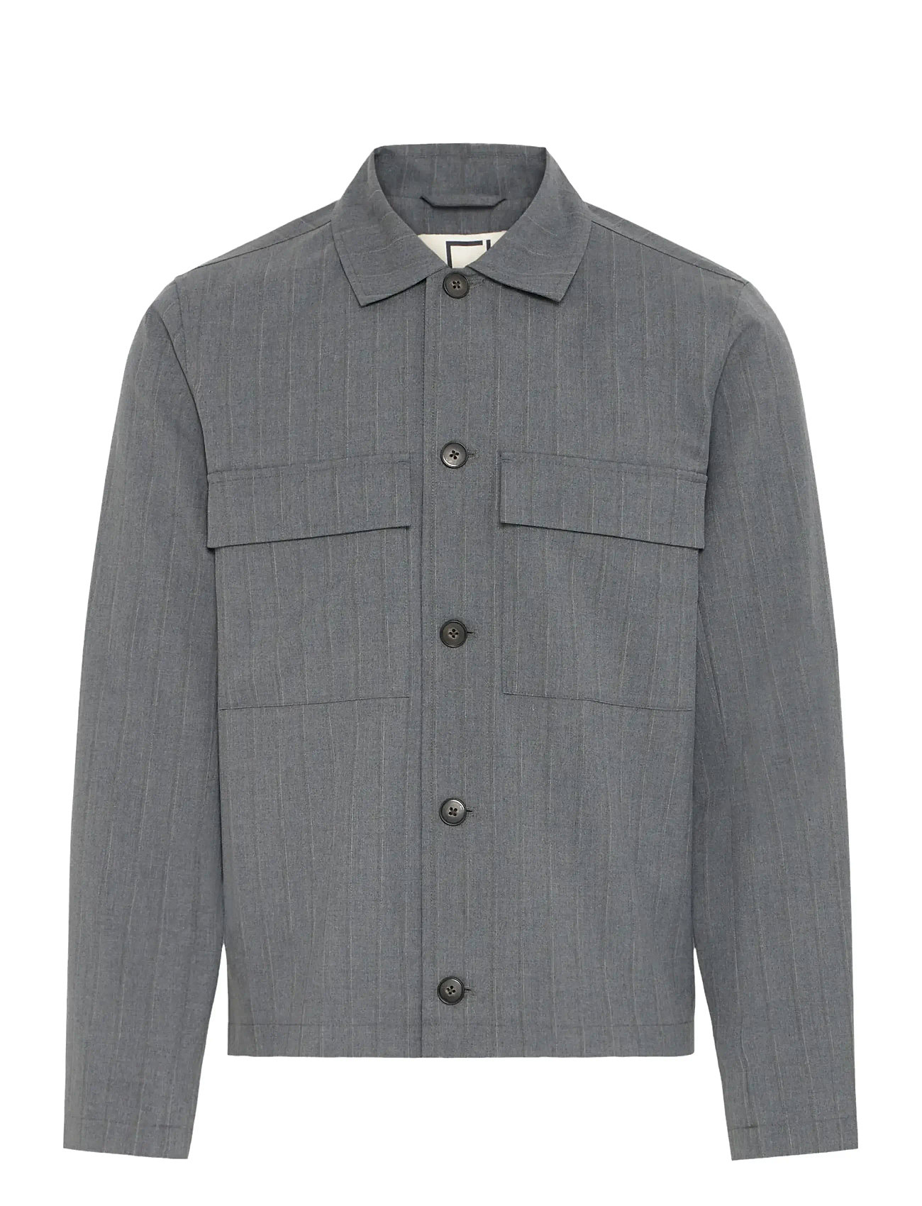 CASUAL FRIDAY Cfgrahn 0254 Gestreift Shacket Grau - M - Herren