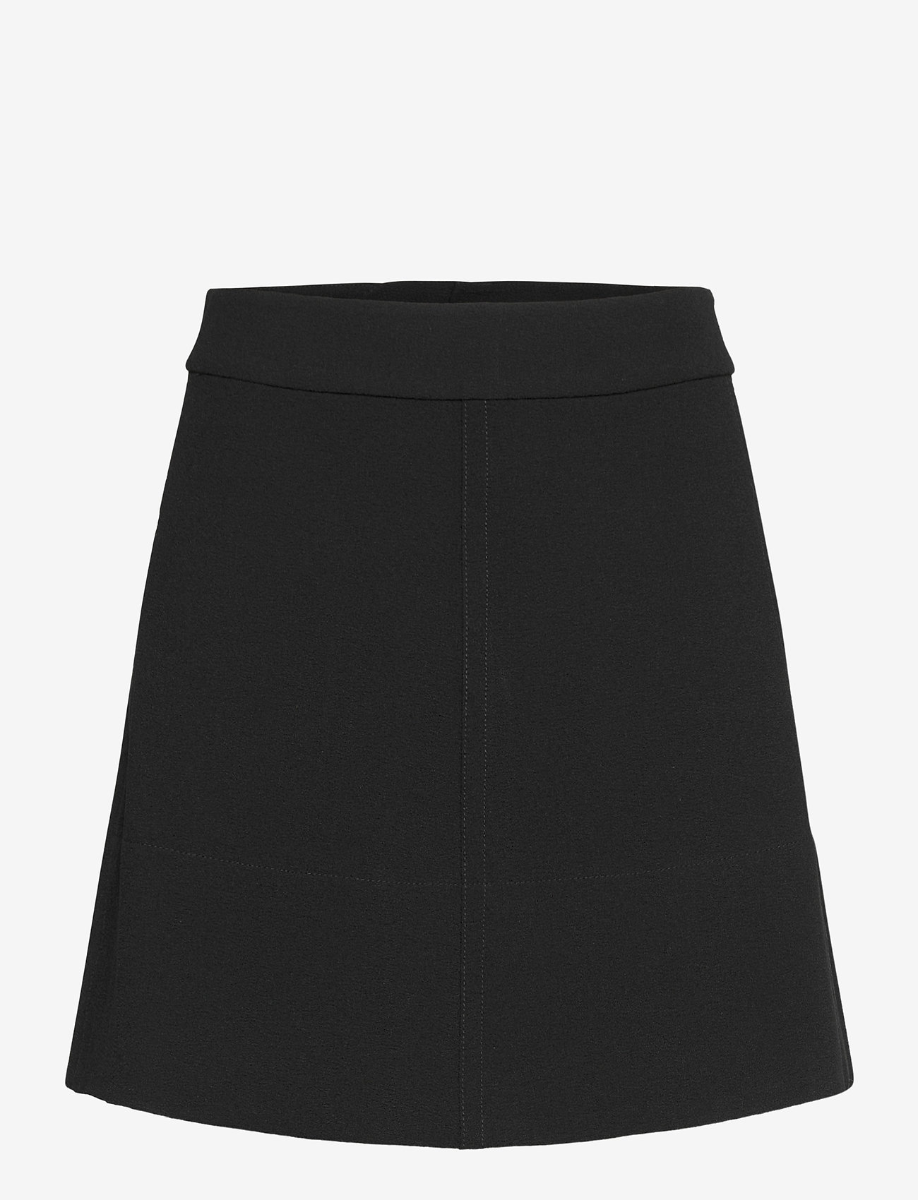 short black flare skirt