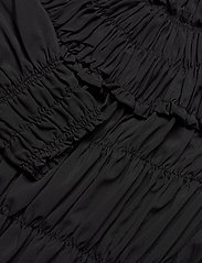 Cathrine Hammel - Gathered midi dress - robes d'été - black - 2