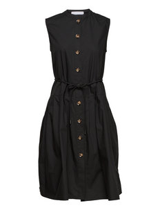 cathrine hammel poplin flared dress