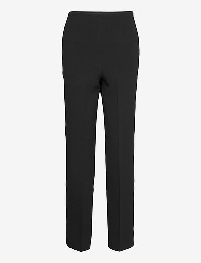 High waist pants - pantalons droits - black