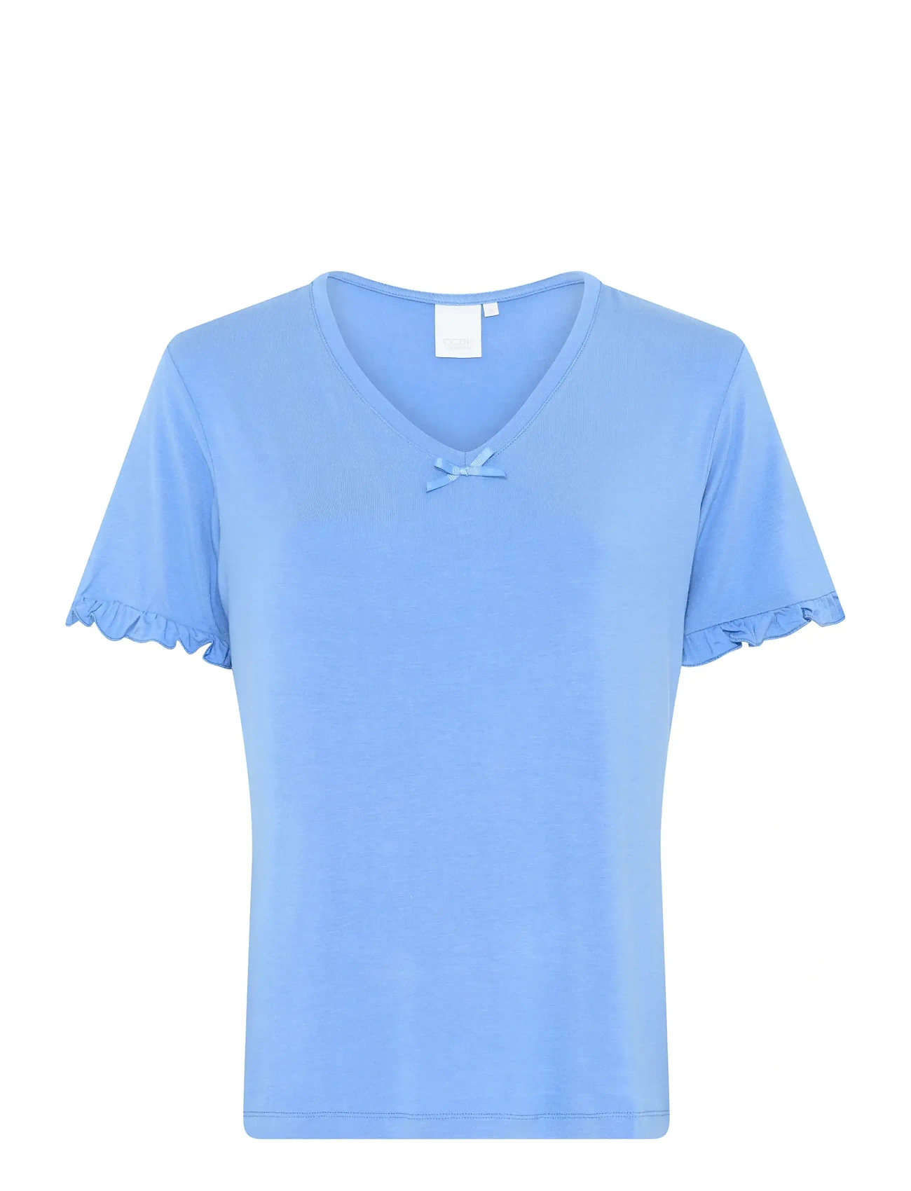 CCDK COPENHAGEN Jordan Frill T-Shirt Blau - XXL - Damen