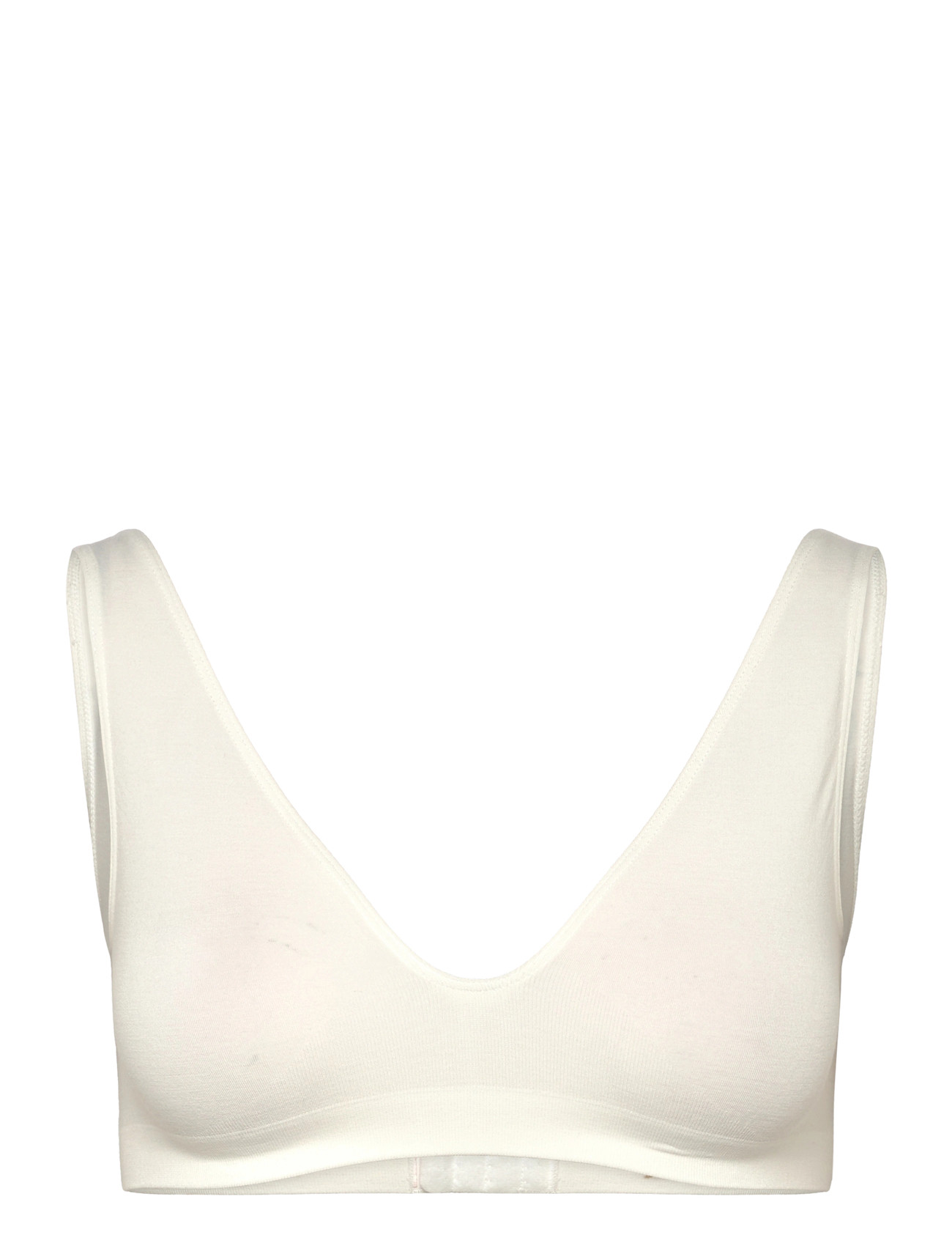 CCDK Copenhagen Bamboo Seamless Soft Bra, XS/S, White, Bløde Bh'Er > Bh'Er Uden Bøjle, Dame