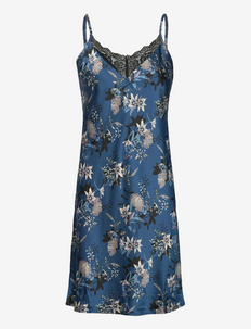 Laura Chemise Dress - koszulki do spania - ensign blue