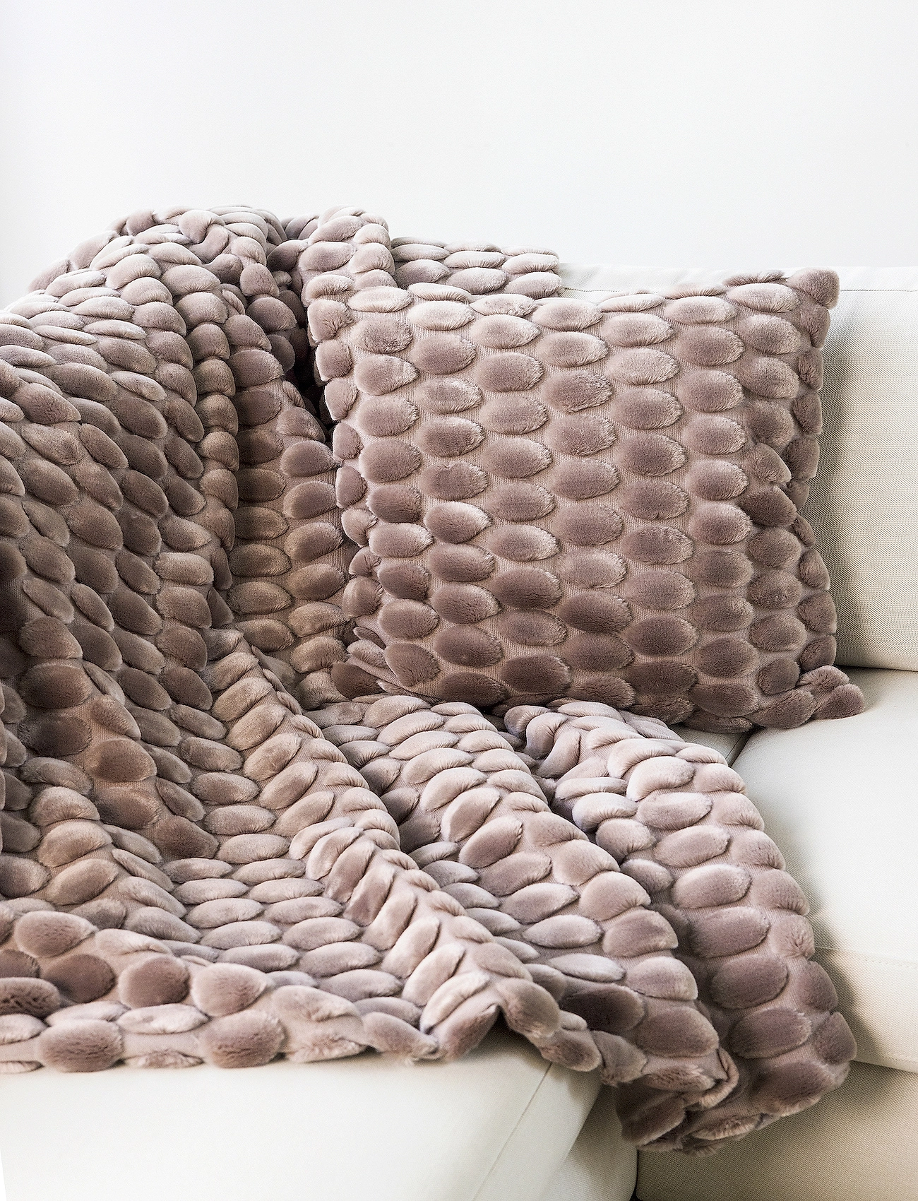 Ceannis Egg Throw 130X170cm, 170X130 cm, Pink, Puder & Tæpper > Tæpper & Plaider, Unisex