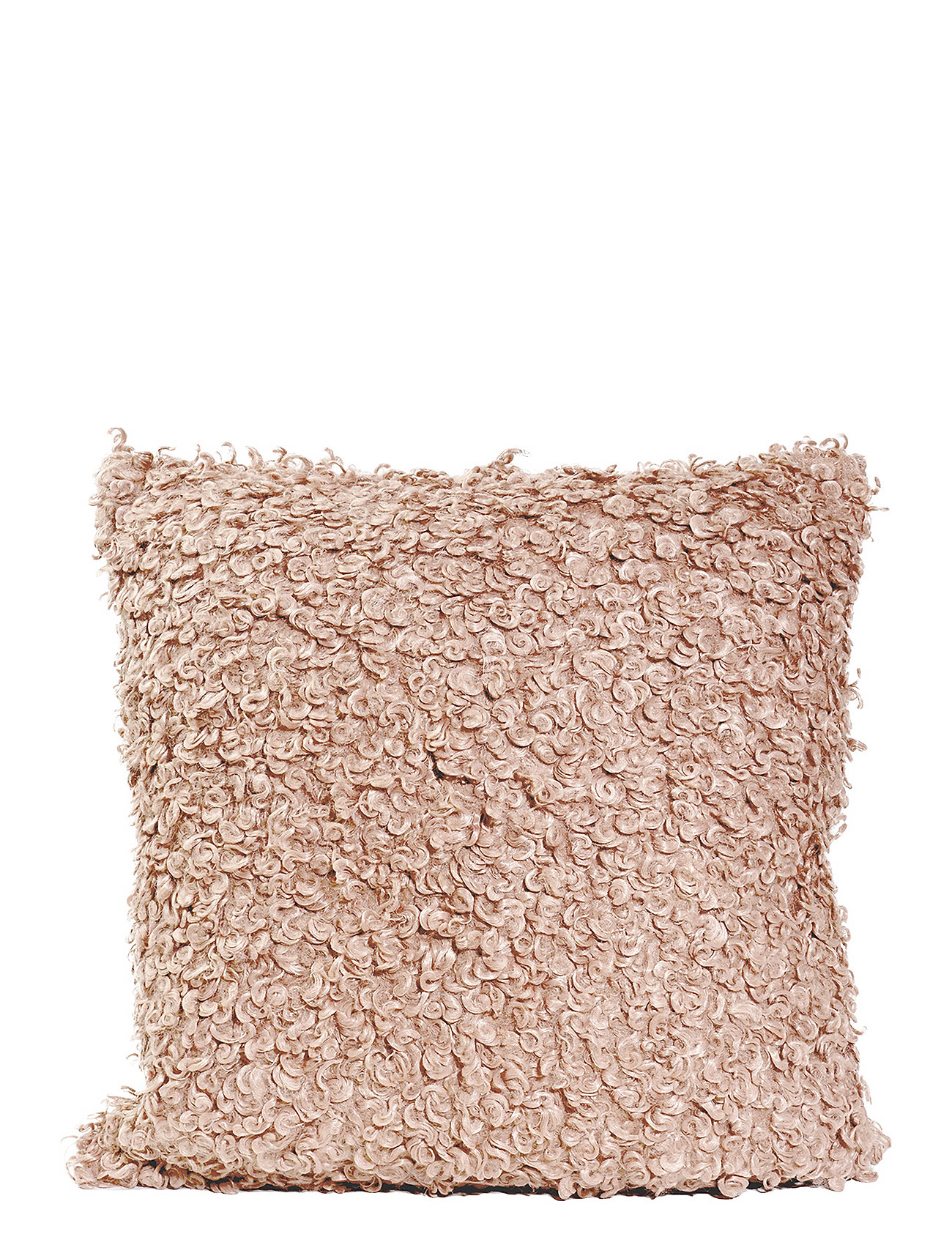 Curly Lamb Fake Fur C/C 50X50 Home Textiles Cushions & Blankets Cushion Covers Pink Ceannis