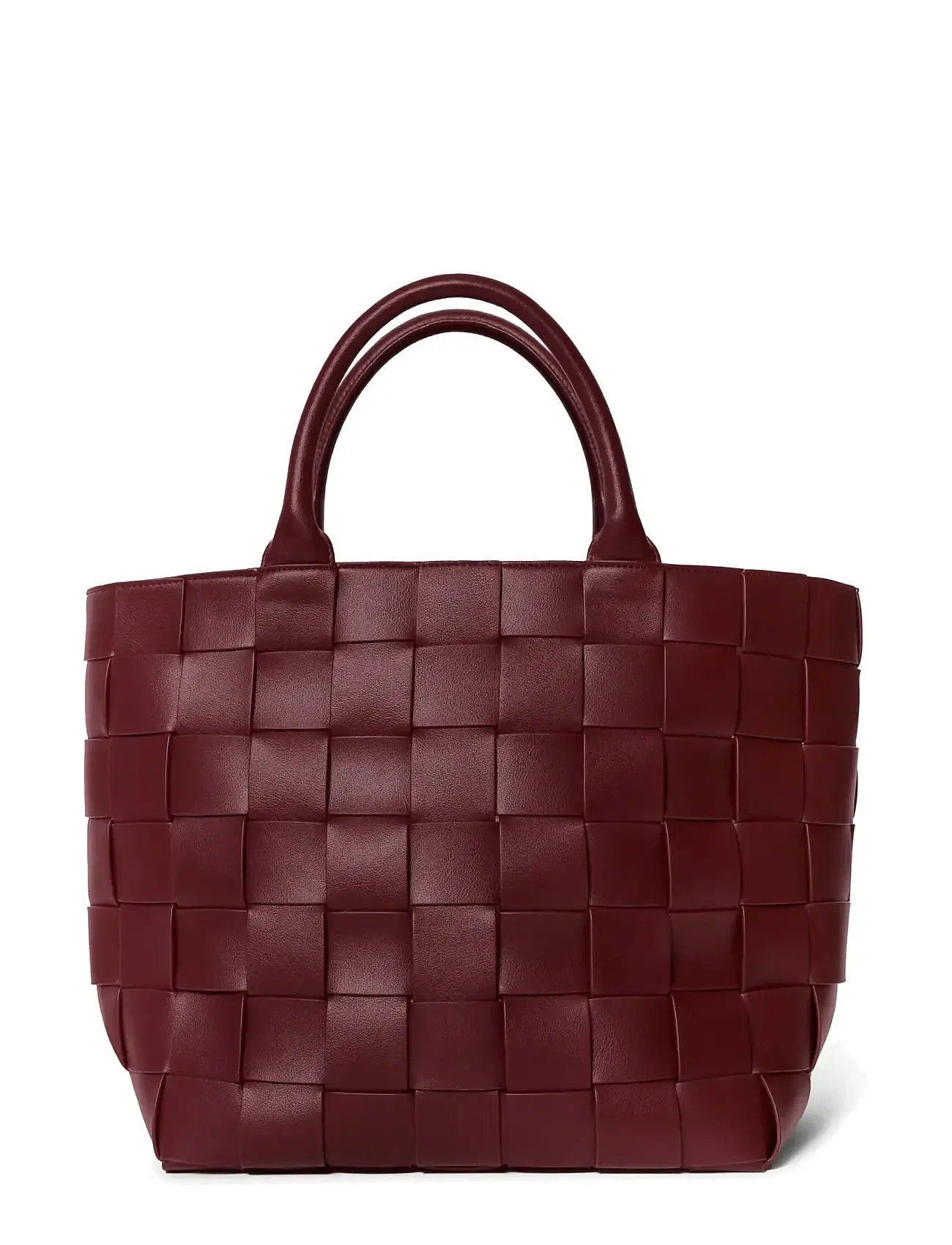 CEANNIS Braided Strap Shopper Burgundy - 50X18X32CM - Damen
