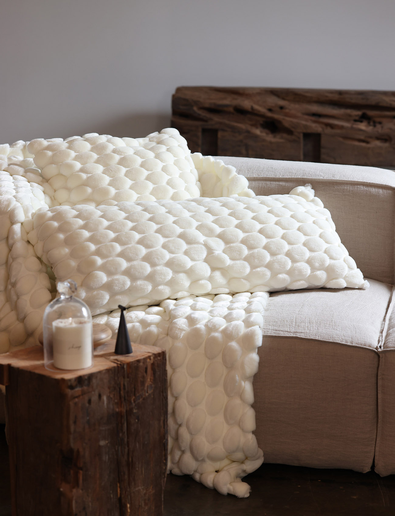 Ceannis Egg C/C 40X90cm Off White, 40X90 cm, White, Puder & Tæpper > Pudebetræk, Unisex