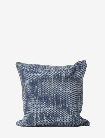 C/c 50x50 Denim Blue Braided Denim Cushion - dekoratīvās spilvendrānas - blue