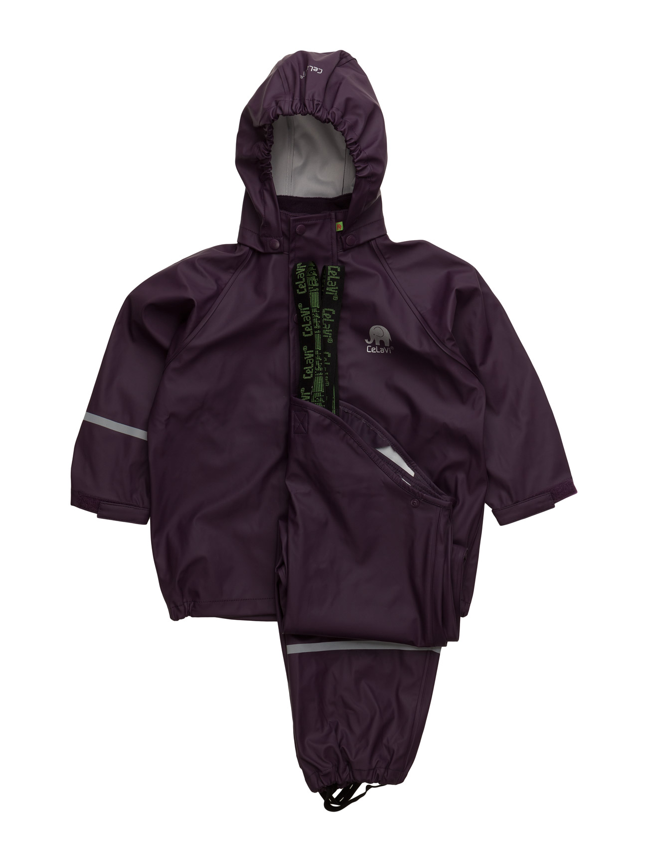 Basic Rainwear Set -Solid Pu Purple CeLaVi