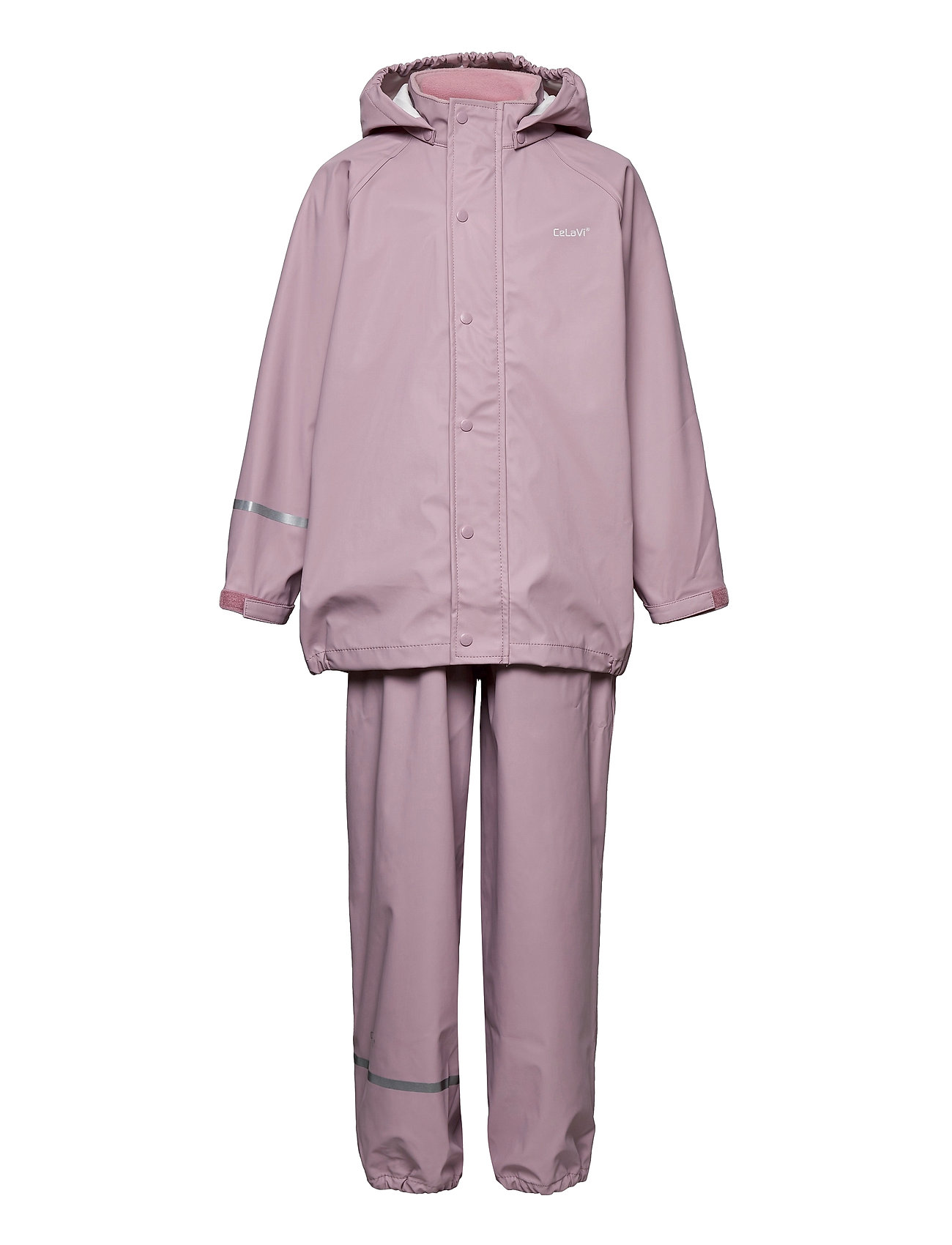 Basci Rainwear Set, Solid Sadevaatteet Vaaleanpunainen CeLaVi