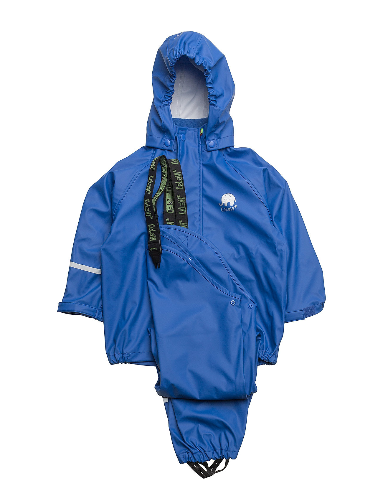 Basci Rainwear Set, Solid Sadevaatteet Sininen CeLaVi