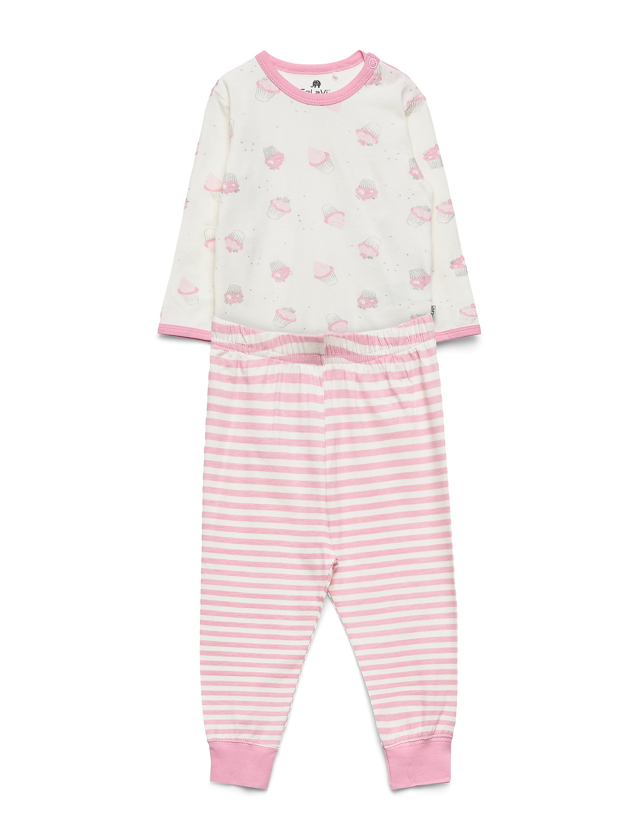 Baby Pyjamas Set -Aop Pyjamasetti Pyjama Vaaleanpunainen CeLaVi