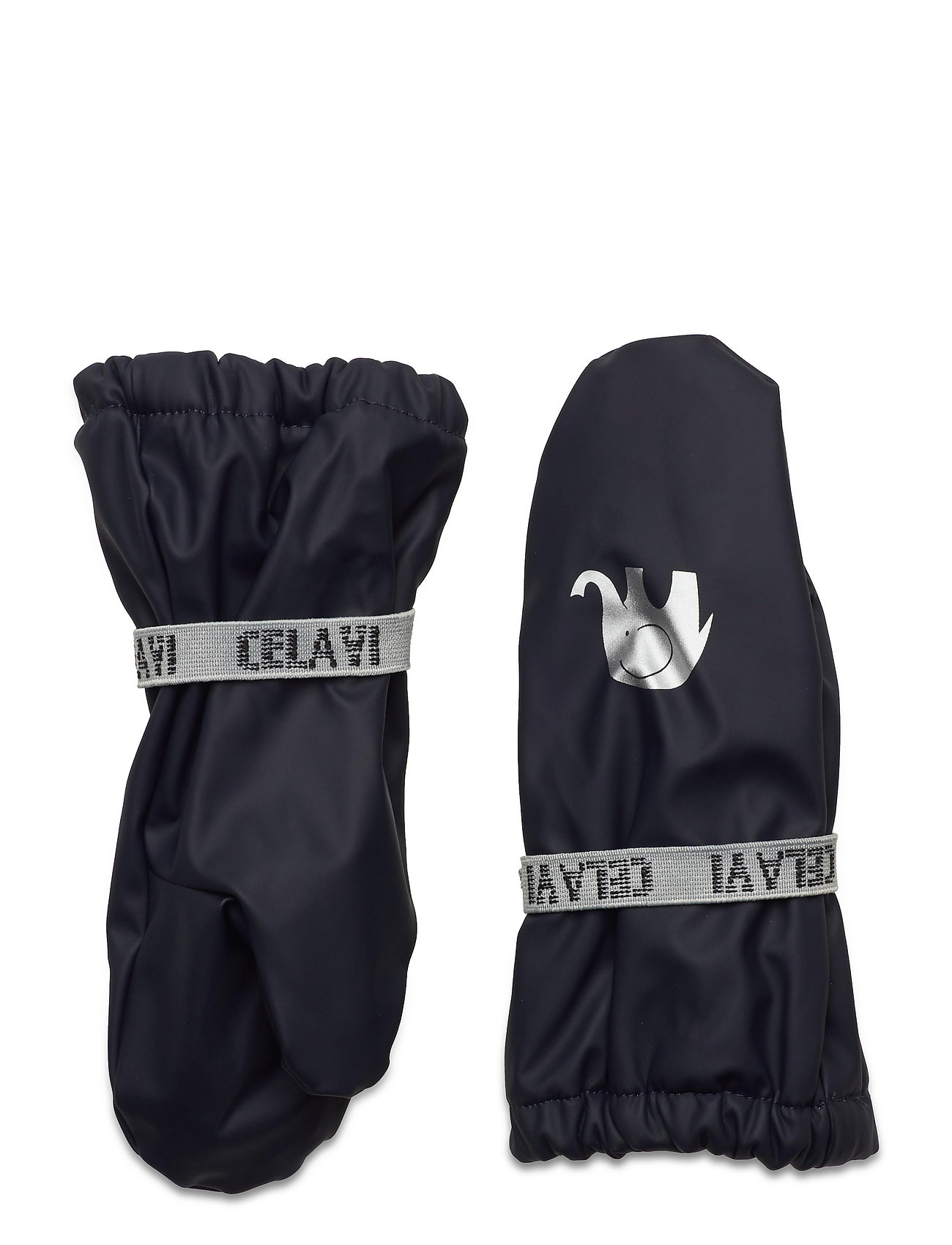 Padded Pu-Mittens Outerwear Rainwear Accessories Sininen CeLaVi