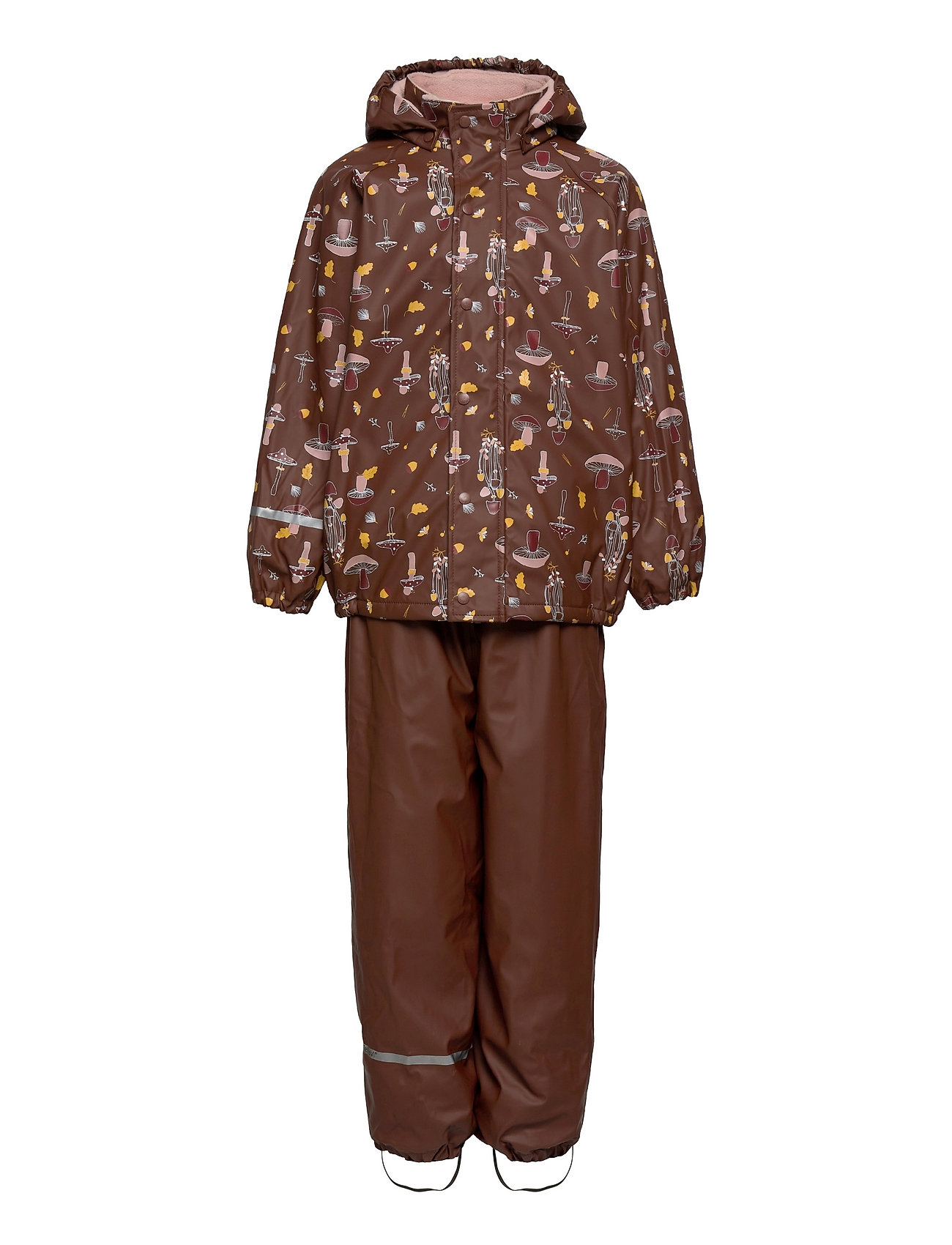 Rainwear Set -Aop, W.Fleece Outerwear Rainwear Sets & Coveralls Ruskea CeLaVi
