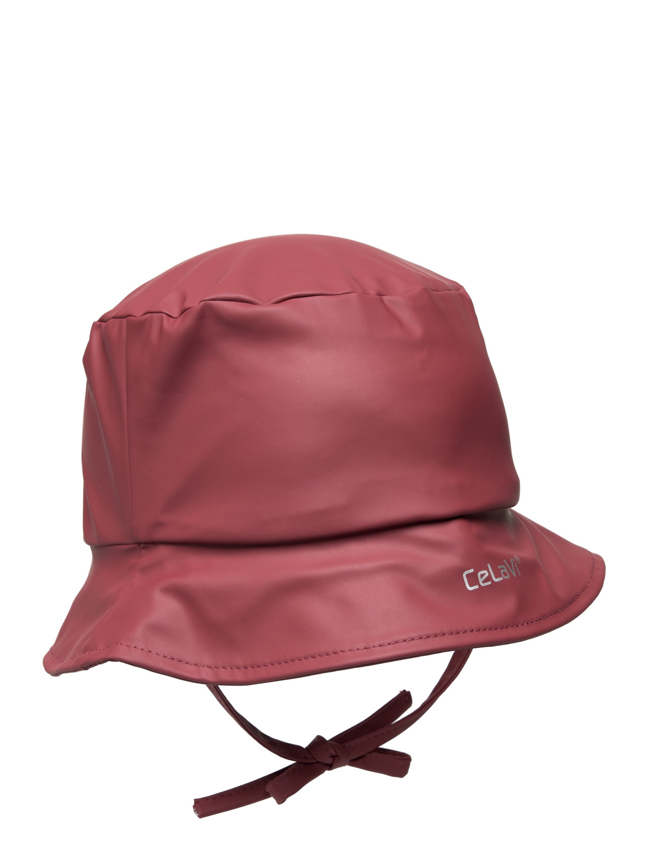 CeLaVi Pu Bucket Hat W. Fleece Röd