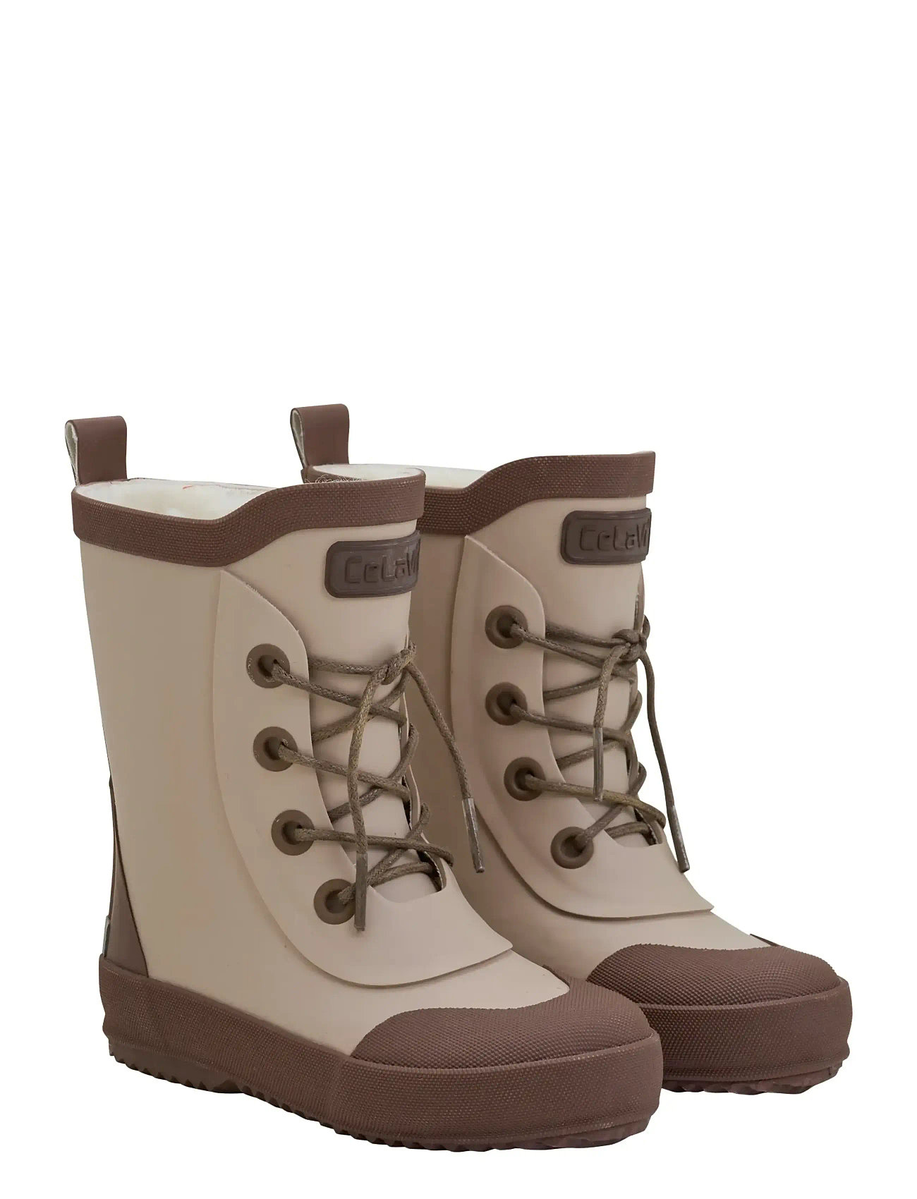 CELAVI Thermal Wellies W. Wolle Lining Braun - 24 - Kinder
