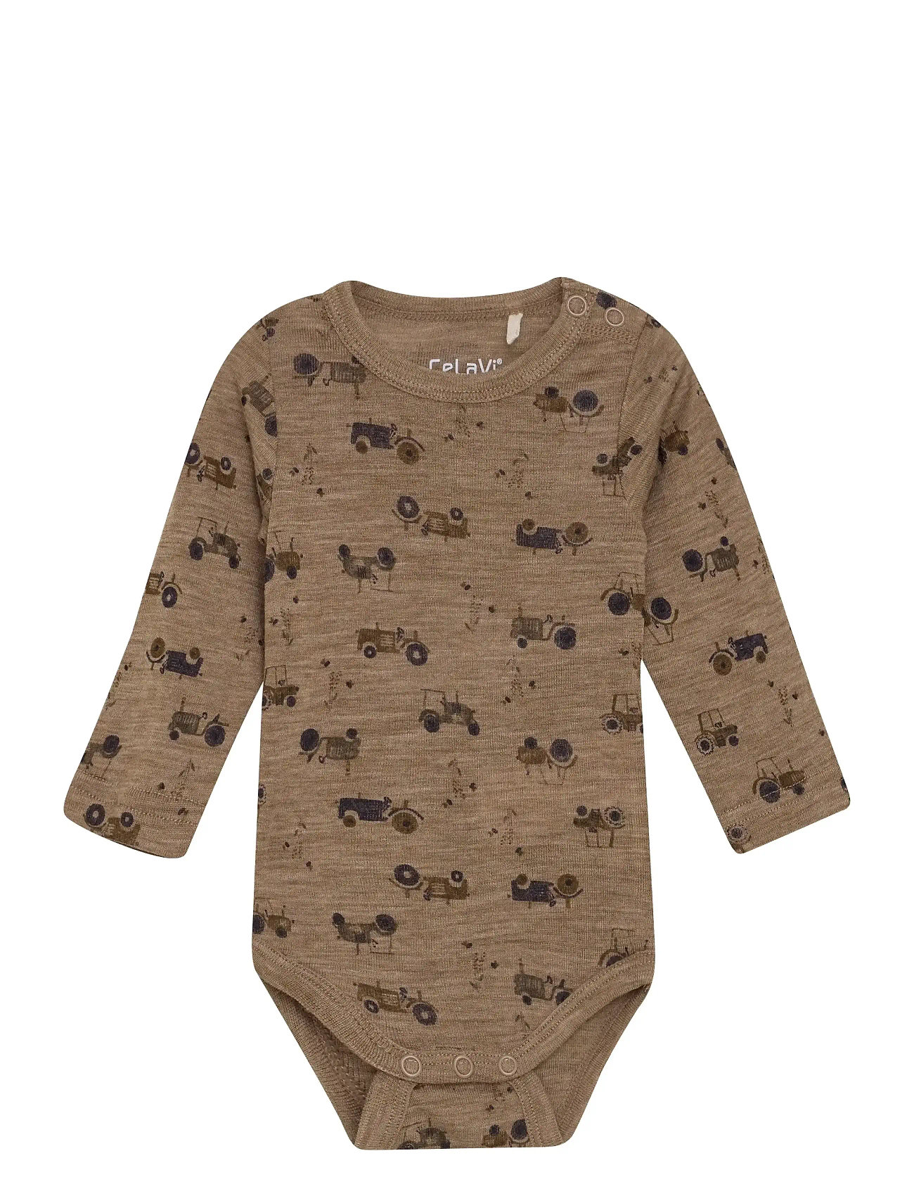 CELAVI Body Ls - Aop Braun - 50 - Kinder