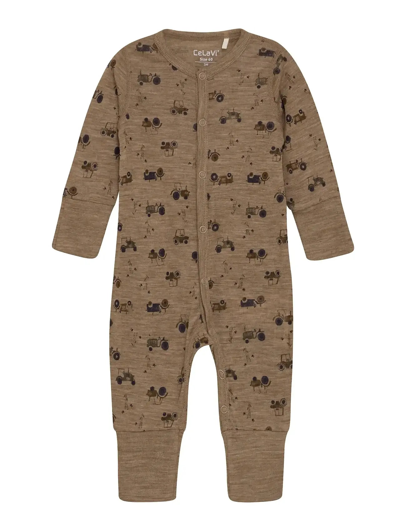 CeLaVi Jumpsuit - Aop, 90, Brown > Jumpsuits, Børn