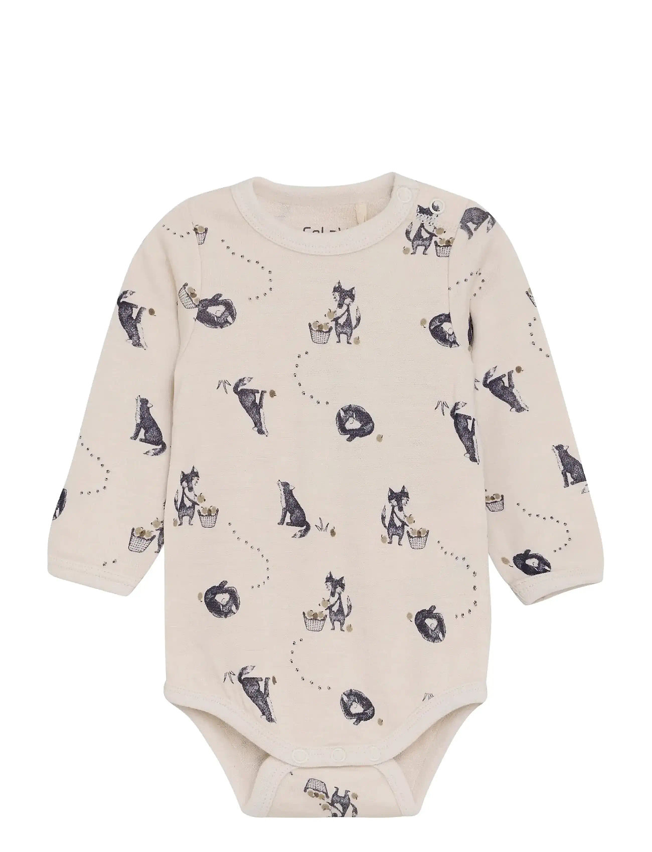 CELAVI Body Ls - Aop Cream - 80 - Kinder