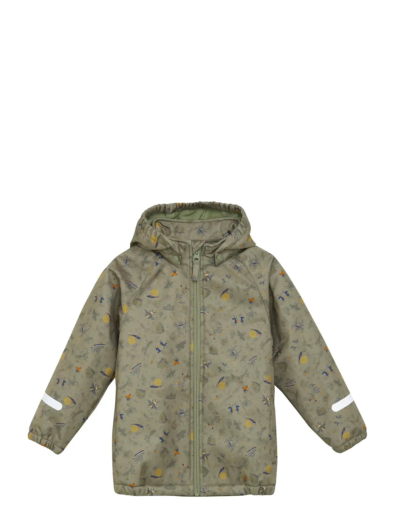 CELAVI Softshell Jacke - Aop Khaki - 104 - Kinder