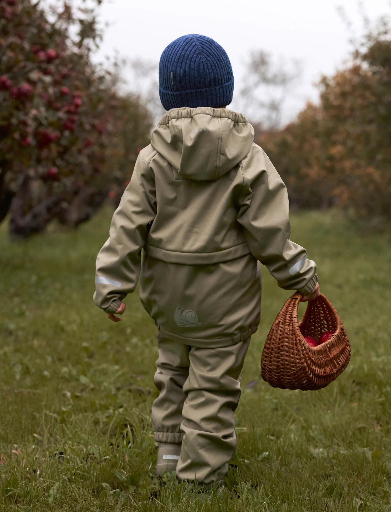 CeLaVi Softshell Pants - Solid, 122, Khaki green, Softshells > Softshell-Bukser, Børn