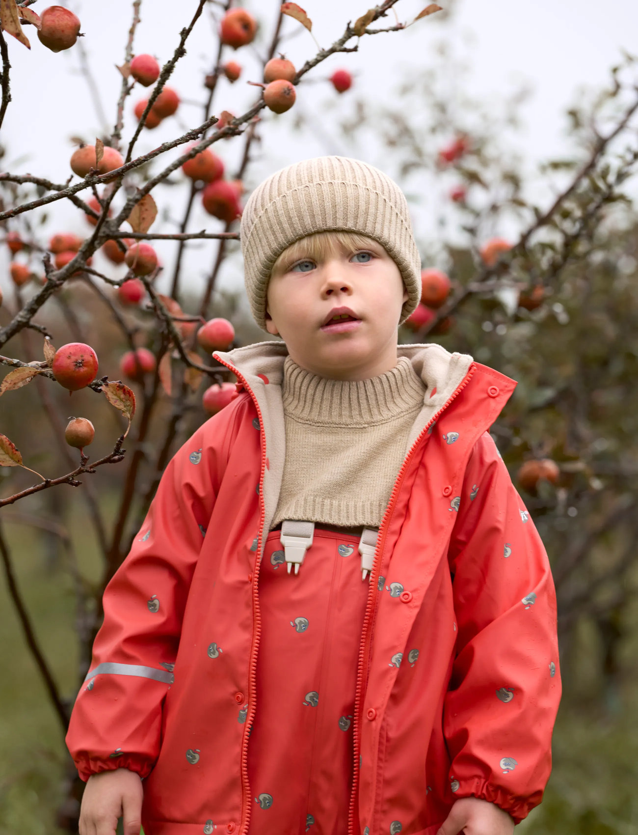 CeLaVi Neck Warmer - Knitted, 6 Y, Cream, Tørklæder & Halsvarmere > Halsvarmere, Børn