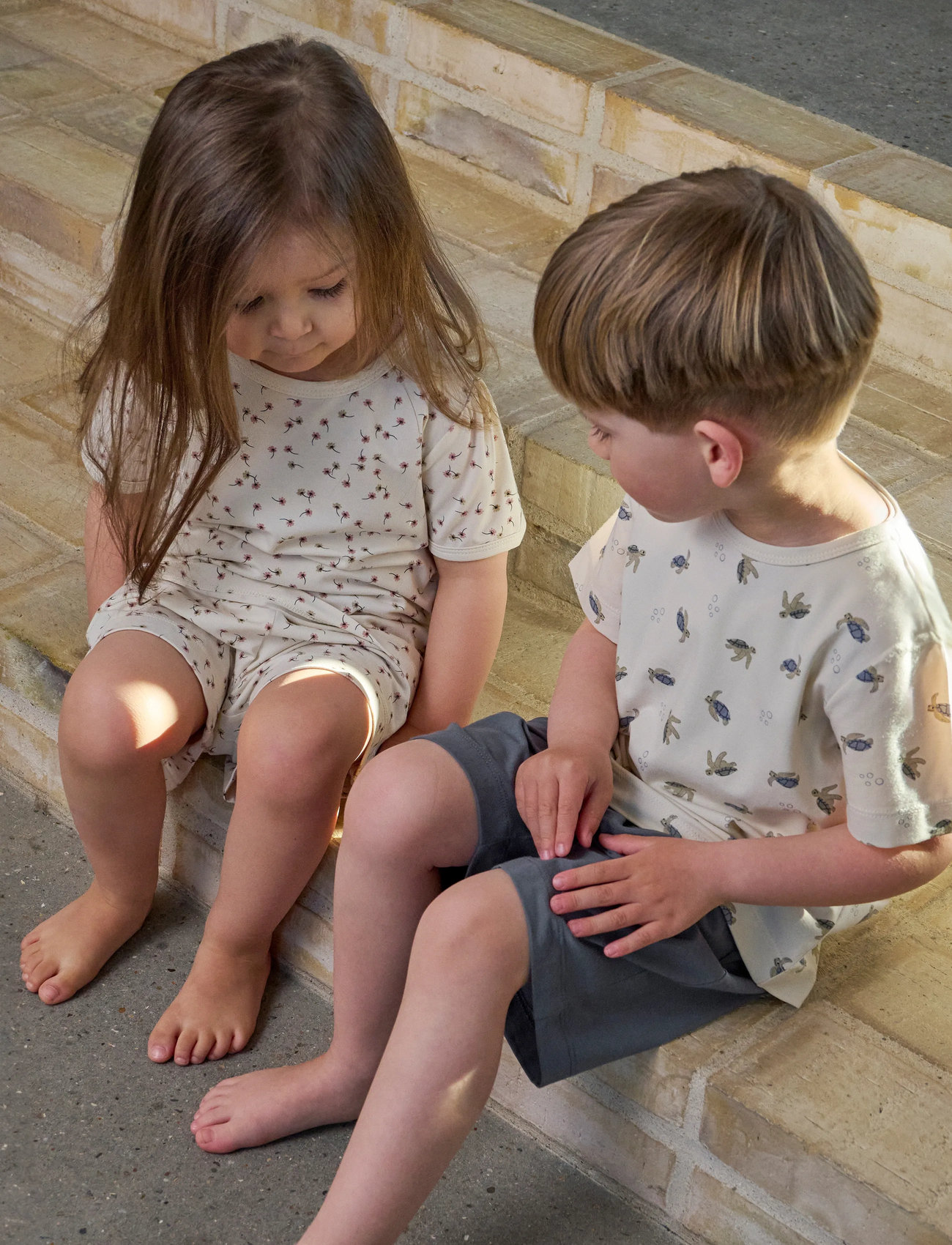 CeLaVi Summer Pyjamas Set - Girl, 140, Cream, Pyjamas > Pyjamas-Sæt, Børn