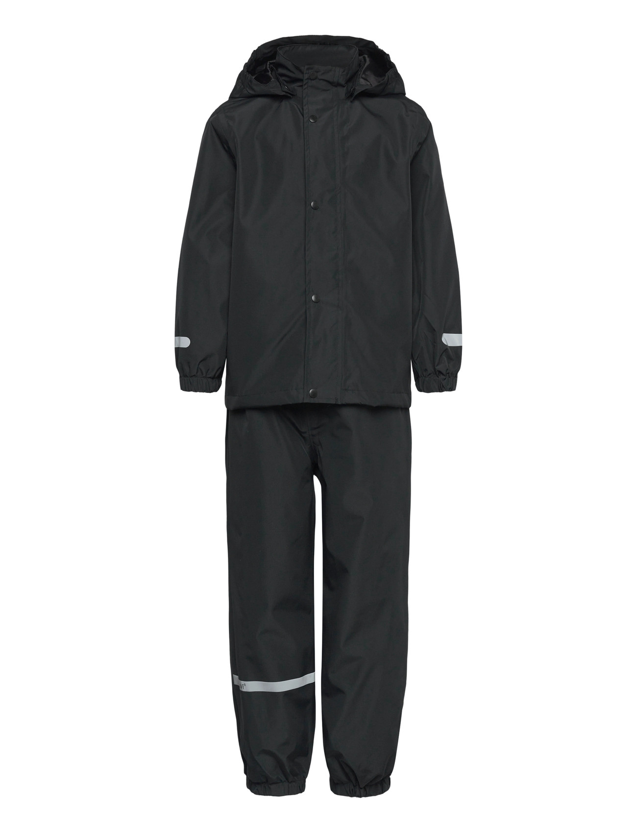 CeLaVi Breathable Rainwear Set, 128, Black, Regntøj > Regntøjssæt, Børn