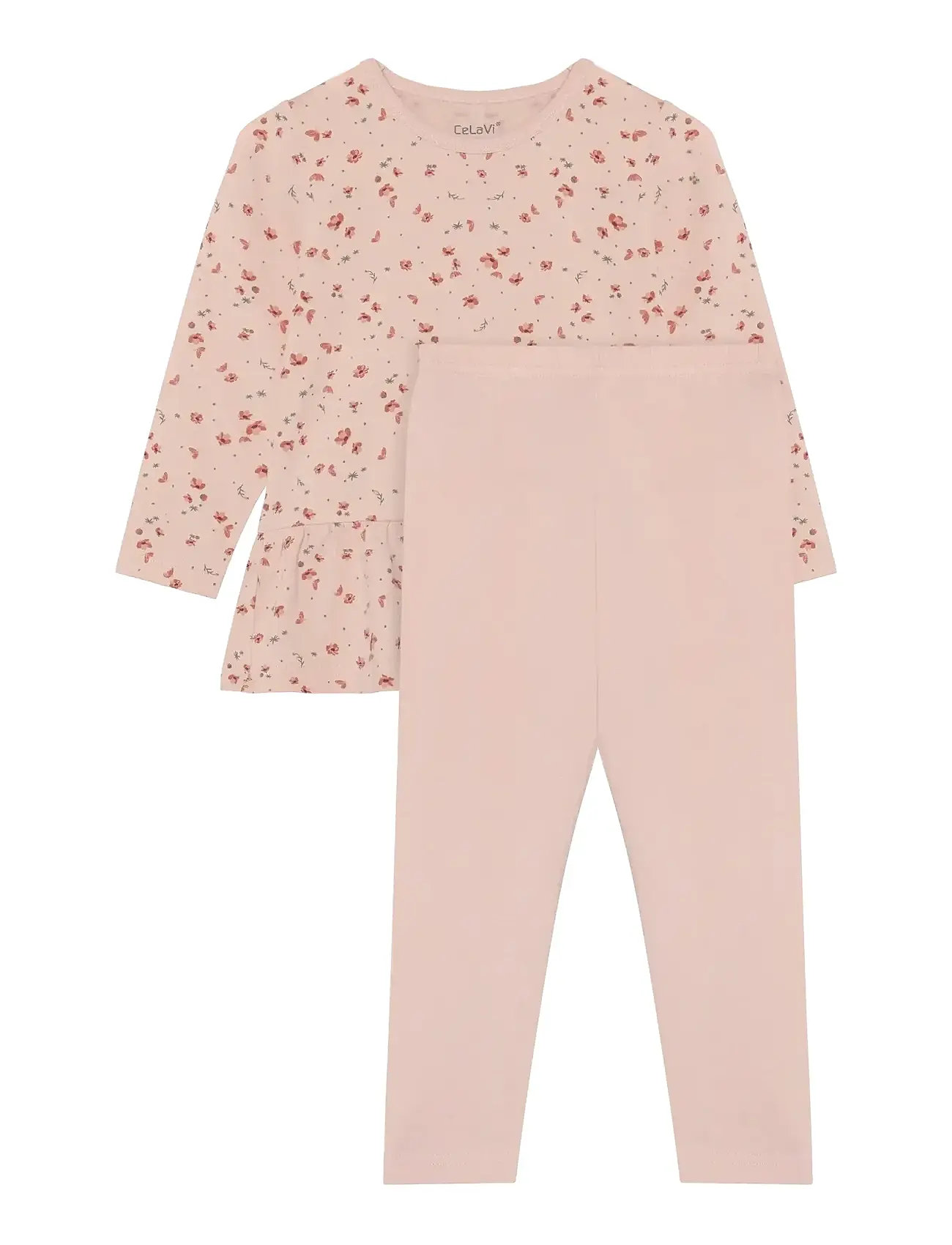 CeLaVi Pyjamas W. Aop, 140, Pink, Pyjamas > Pyjamas-Sæt, Børn