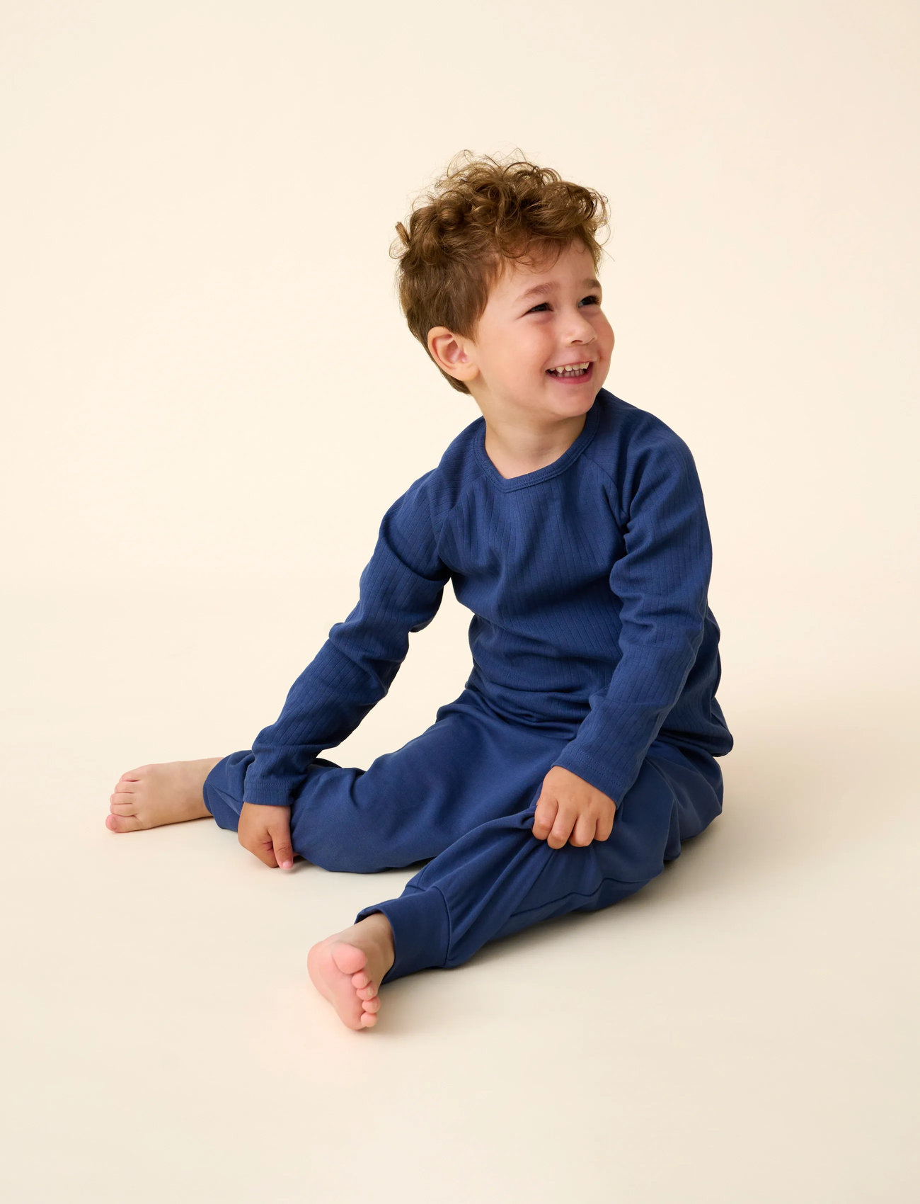 CeLaVi Pyjama Set Ls, 100, Navy, Pyjamas > Pyjamas-Sæt, Børn